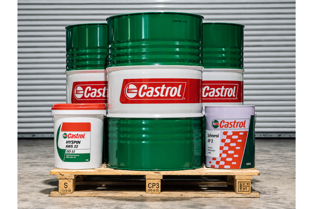 Authentic Castrol Engine Oil for Heavy Industrial and Power Generation Equipment