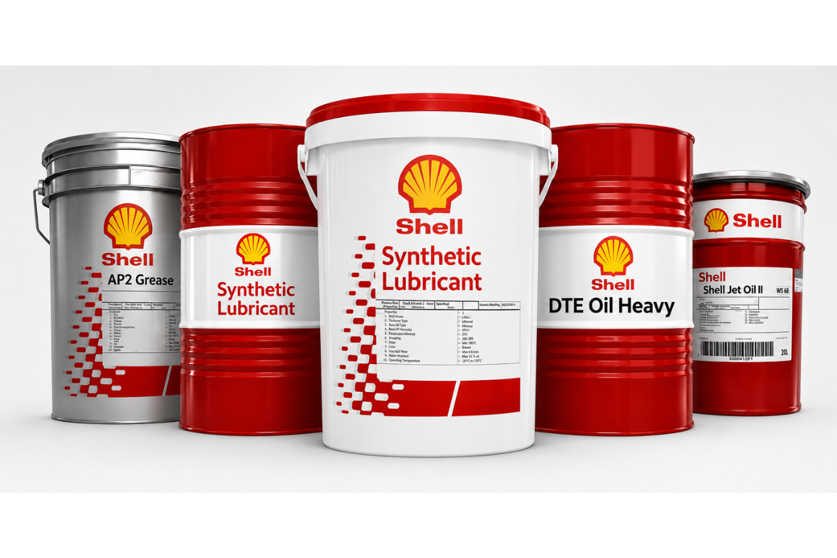 Authentic Shell Lubricant Oil for Industrial Plants and Heavy Machinery