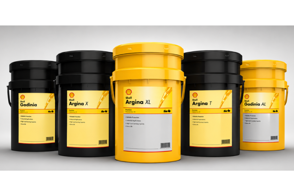 Authentic Shell Lubricant Oil for Industrial Plants and Heavy Machinery