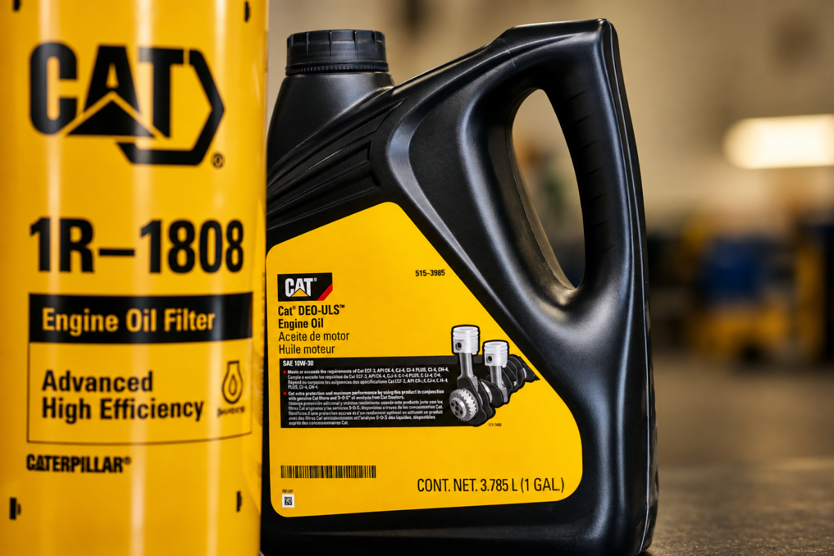 Genuine Caterpillar Engine Oil for Industrial Power and Plant Operations